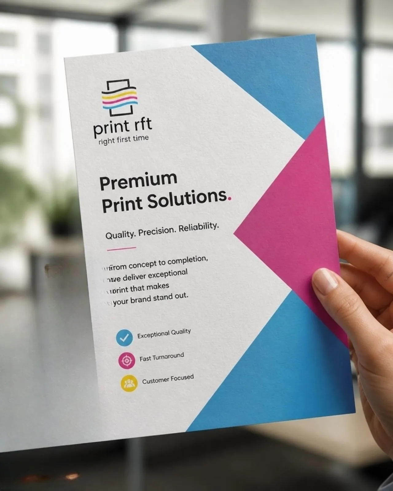 Print RFT printed stationery and promotional materials